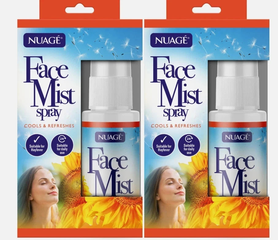 Nuage Hayfever Relief Cooling Face Mist Spray 15ml | Pack of 2 |Free delivery