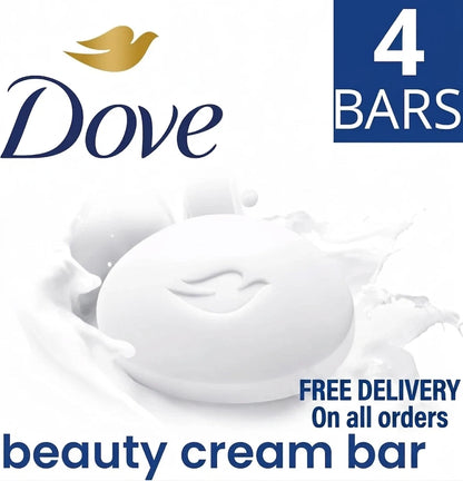 Dove Original Beauty Cream Bar 4x90 moisture for soft skin Pack 2| free delivery