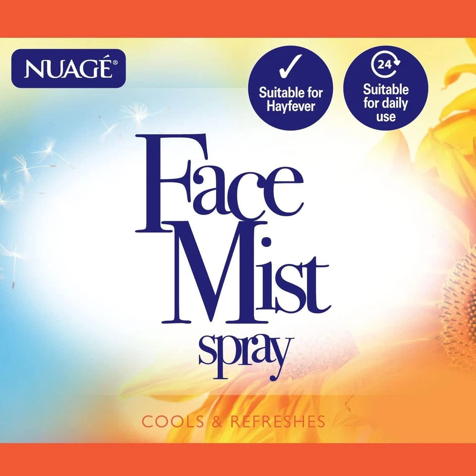 Nuage Hayfever Relief Cooling Face Mist Spray 15ml | Pack of 2 |Free delivery