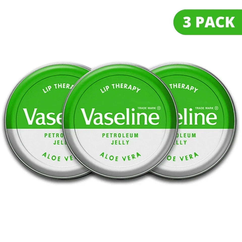Vaseline Lip Therapy Balm Petroleum Jelly 20g pack of 2, 3 or 4 Pocket Size Pots