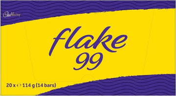 Cadbury Flake 99 Chocolate Bars 14 Pack Individually Wrapped Free Delivery