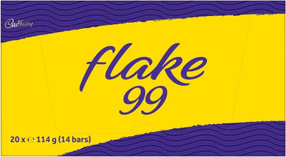 Cadbury Flake 99 Chocolate Bars 14 Pack Individually Wrapped Free Delivery