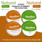 Vaseline Lip Therapy Balm Petroleum Jelly 20g pack of 2, 3 or 4 Pocket Size Pots