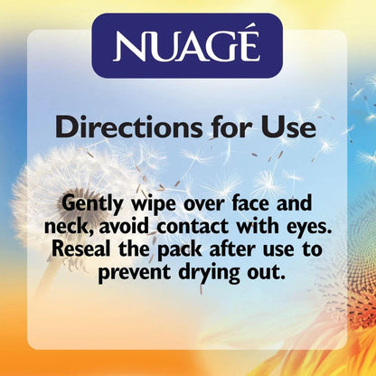Nuage Hayfever Relief Wipes Resealable (Pack of 2*30) with free Delivery all over the UK