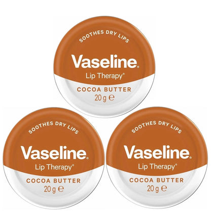 Vaseline Lip Therapy Balm Petroleum Jelly 20g pack of 2, 3 or 4 Pocket Size Pots